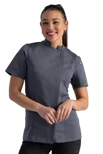 Chef Works Damen Springfield Chef Coat Kochmantel, Tintenblau, 50 von Chef Works