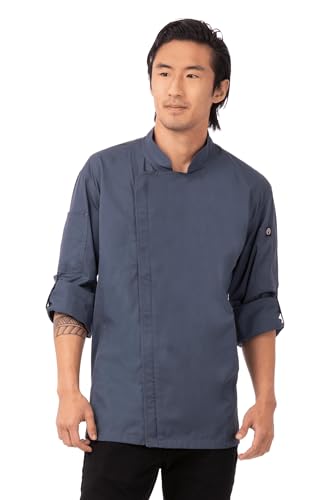 Chef Works Herren Bclz008blus Kochjacke, Blau, S EU von Chef Works