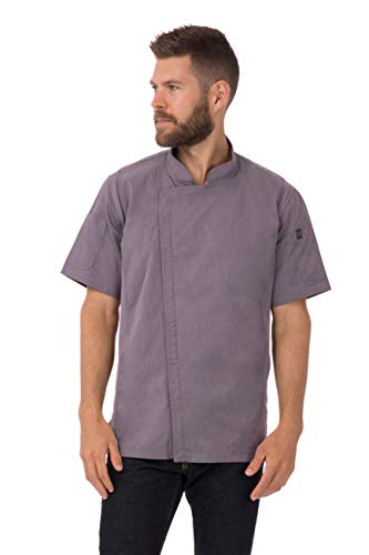 Chef Works Herren Springfield Kochmantel Kochjacke, violett, L Chef Works Herren Springfield Kochmantel Kochjacke, violett, L von Chef Works