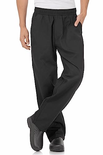 Chef Works Herren Better Built Baggy Chef Pants Kochhose, schwarz, Mittel Chef Works Herren Better Built Baggy Chef Pants Kochhose, schwarz, Mittel von Chef Works