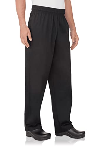 Chef Works Herren Essential Baggy Chef Pants Kochhose, schwarz, Groß von Chef Works
