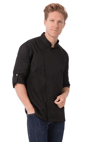 Chef Works Herren Bclz008blkl Kochjacke, Schwarz, L EU Chef Works Herren Bclz008blkl Kochjacke, Schwarz, L EU von Chef Works