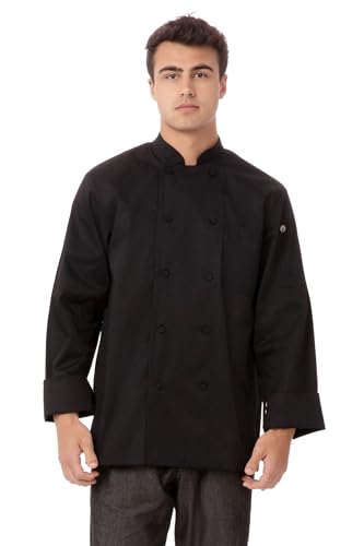 Chef Works Herren Calgary Cool Vent Chef Coat Kochjacken, schwarz, Large von Chef Works