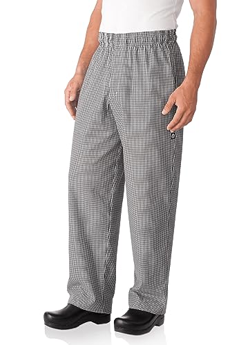 Chef Works Herren Kochhose mit Reißverschluss Essential Baggy Zip-Fly Small Check, Kleines Karo, 5X-Groß Chef Works Herren Kochhose mit Reißverschluss Essential Baggy Zip-Fly Small Check, Kleines Karo, 5X-Groß von Chef Works