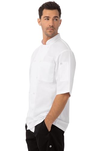 Chef Works Herren Montreal Cool Vent Chef Coat Kochjacke, Weiss/opulenter Garten, 5X-Large von Chef Works