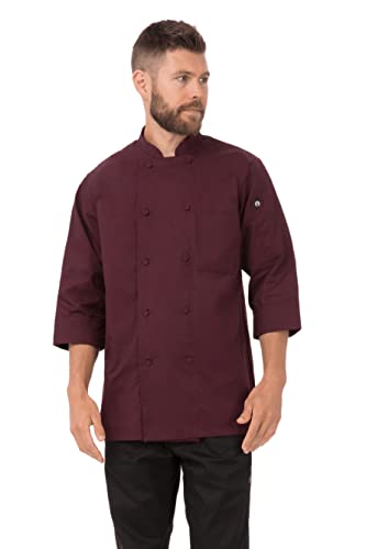 Chef Works Herren Marokko-kochmantel Kochjacke, Merlot, X-Large von Chef Works