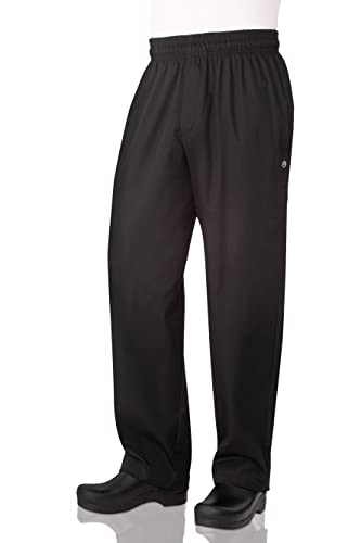Chef Works Herren Chef Pants Essential Baggy Zip-Fly: Schwarz, Groß Chef Works Herren Chef Pants Essential Baggy Zip-Fly: Schwarz, Groß von Chef Works