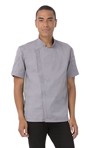 Chef Works Herren Springfield Chef Coat Kochjacke, GRAU, 4X-Large von Chef Works