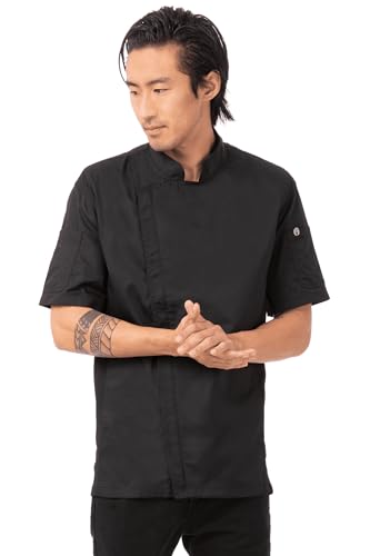 Chef Works Herren Springfield Chef Coat Kochjacke, Schwarz, 4XL EU Chef Works Herren Springfield Chef Coat Kochjacke, Schwarz, 4XL EU von Chef Works