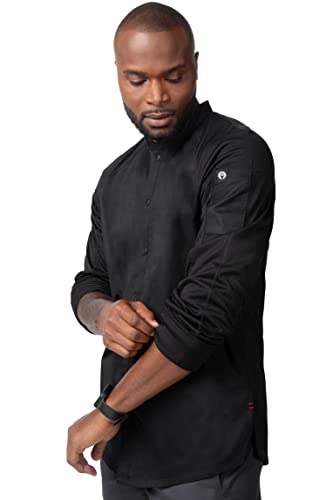 Chef Works Herren Tulum Chef Coat Kochmantel, Schwarz, XX-Large von Chef Works