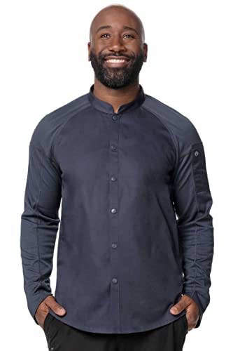 Chef Works Herren Tulum Kochmantel, GRAU, Medium von Chef Works