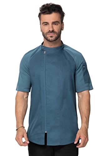 Chef Works Herren Varkala Chef Coat Kochmantel, Blaugrün/EIN Hauch von Paradies (Trace of Paradise), Medium von Chef Works