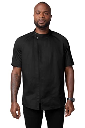 Chef Works Herren Varkala Chef Coat Kochmantel, Schwarz, Small von Chef Works
