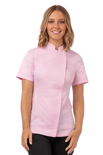Chef Works Springfield Kochmantel für Damen, Pink, Large von Chef Works