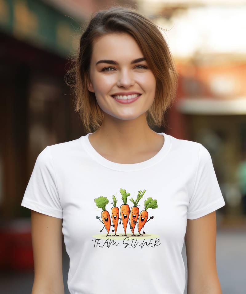 T-Shirt Girls | "Team Sinner" von stfnsVibes