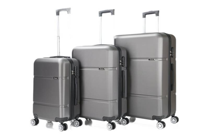 Cheffinger Kofferset Reisekoffer ABS-02 Koffer 3-teilig Hartschale Trolley Set Kofferset, (3 tlg) von Cheffinger
