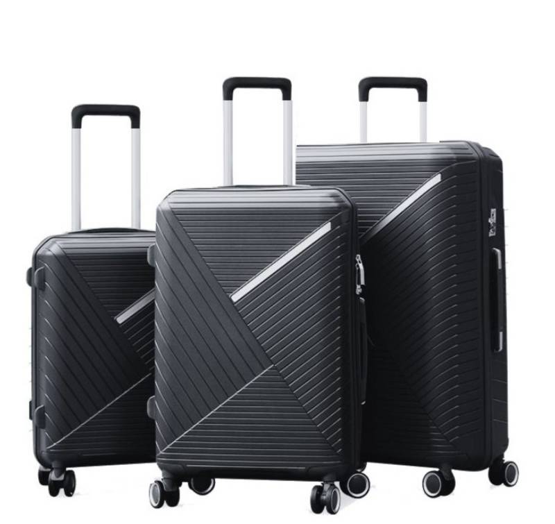 Cheffinger Kofferset Reisekoffer Koffer 3 tlg Set Trolley Polypropylen Gepäck von Cheffinger