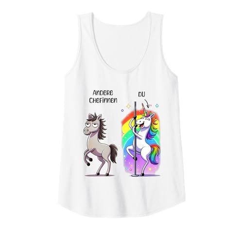 Damen Andere Chefinnen Du Einhorn Chef Lady Fun Tank Top Damen Andere Chefinnen Du Einhorn Chef Lady Fun Tank Top von Chefin Power Einhorn Fun
