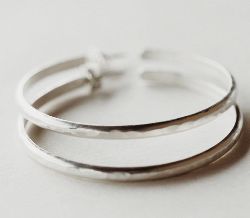 Handgemachte Sterling Silber Creolen - 2, 5 cm Handgemachte Sterling Silber Creolen - 2, 5 cm von ChelaGurneeJewelry