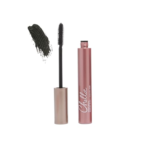 Chella Good Drama Black Vegan Mascara, Schwarz, 0,33 von Chella