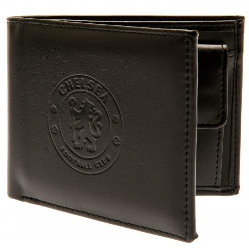 Chelsea F.C. Eingestanzte Geldbörse, offizieller Merchandise-Artikel, dunkelbraun von Chelsea