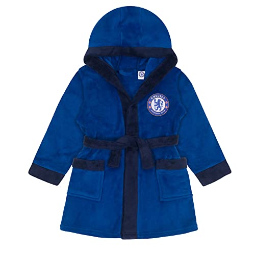 Chelsea FC - Baby Fleece-Bademantel mit Kapuze - Offizielles Merchandise - Geschenk - 2-3 Jahre von Chelsea