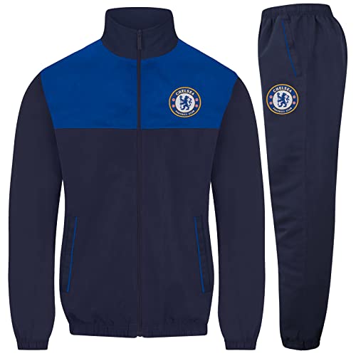 Chelsea FC - Herren Trainingsanzug - Jacke & Hose - Offizielles Merchandise - Geschenk für Fußballfans - Marineblau - 3XL von Chelsea