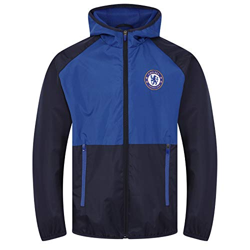 Chelsea FC - Jungen Wind- und Regenjacke - Offizielles Merchandise - Dunkelblau - 8-9 Jahre von Chelsea