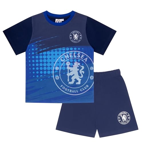 Chelsea F.C. Kurzes Pyjama-Set, blau, 7-8 Years von Chelsea