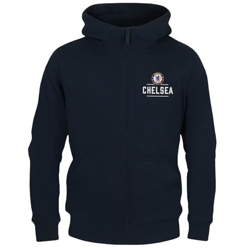 Chelsea FC - Jungen Fleece-Sweatjacke - Offizielles Merchandise - Geschenk für Fußballfans - 12-13 Jahre von Chelsea