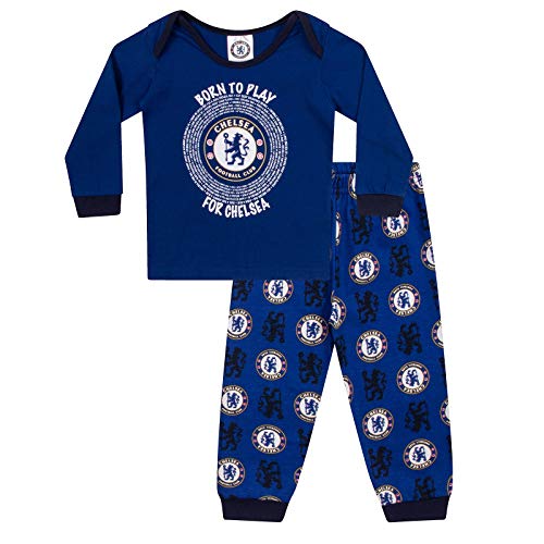 Chelsea FC - Jungen Schlafanzug - Offizielles Merchandise - Geschenk für Fußballfans - 0-3 Monate von Chelsea