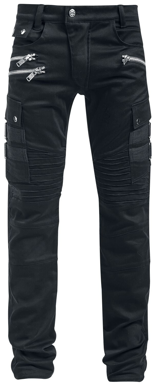 Chemical Black Anders Pants Stoffhose schwarz in W38L34 von Chemical Black