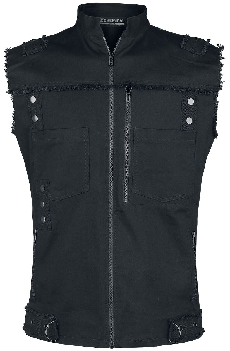 Chemical Black Rafi Vest Weste schwarz in L von Chemical Black