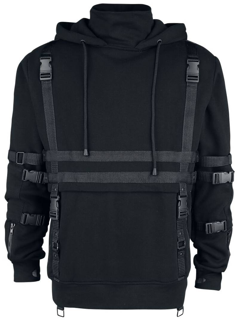Chemical Black Teo Hood Kapuzenpullover schwarz in L von Chemical Black