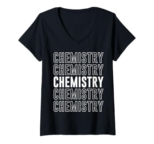 Damen Chemie T-Shirt mit V-Ausschnitt Damen Chemie T-Shirt mit V-Ausschnitt von Chemistry Apparel