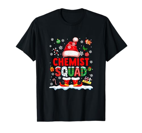 Chemist Squad Men Job Christmas Santa Kostüm Fliege T-Shirt Chemist Squad Men Job Christmas Santa Kostüm Fliege T-Shirt von Chemistry Christmas Costume