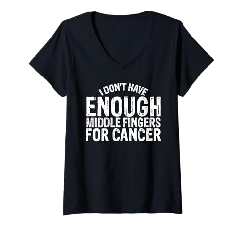 Damen Lustige Chemo Chemotherapie Kampf Krebs T-Shirt mit V-Ausschnitt Damen Lustige Chemo Chemotherapie Kampf Krebs T-Shirt mit V-Ausschnitt von Chemo Patient Battle Apparel Co.