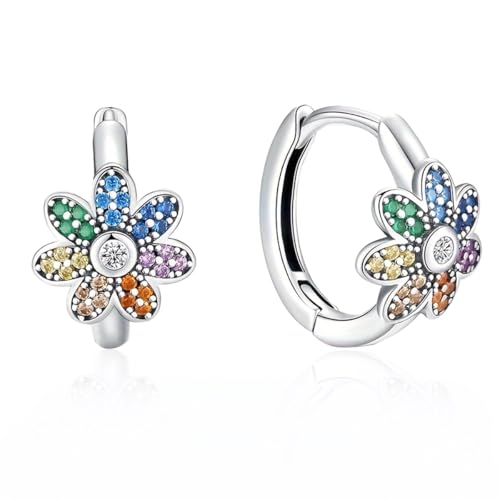 ChenYuTe 925 Sterling Silber Frauen Hoop Earrings Trendy Ohrringe Schmuck Geburtstag Party & andere Gelegenheit Geschenk Bevorzugt von ChenYuTe