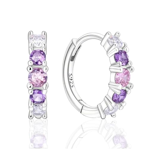 ChenYuTe 925 Sterling Silber Frauen Hoop Earrings Trendy Ohrringe Schmuck Geburtstag Party & andere Gelegenheit Geschenk Bevorzugt von ChenYuTe