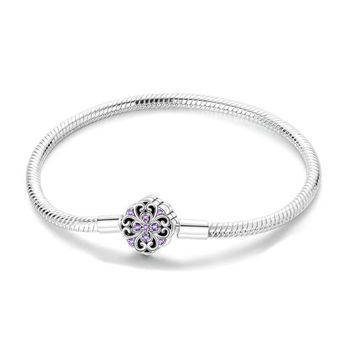 ChenYuTe 925 Sterlingsilber Schlangenkettchen Armband für Damen, Elegantes Schmuckgeschenk zum Muttertag, Valentinstag, Geburtstag & Weihnachten Hypoallergen von ChenYuTe