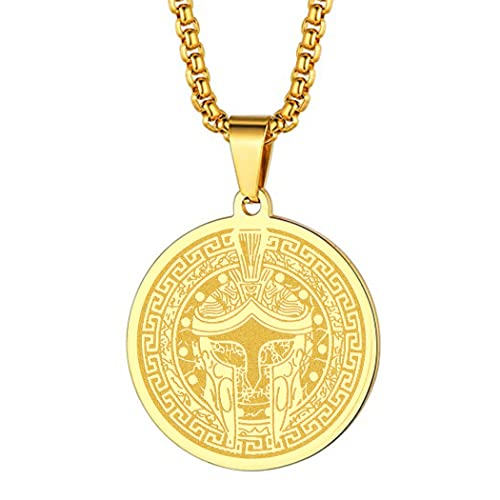 Symbol des antiken griechischen Kriegsgottes – Ares Halskette für Männer und Frauen, griechisches Kriegsdenkmal, Charm-Anhänger, Halskette, Amulett, Talisman, Schmuck, Geschenk (216G) von Chengxun