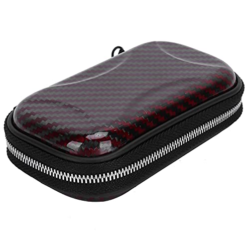 ChengyuWei Kohlefaser-Geldbörse mit großem Fassungsvermögen und einzigartig für alle Altersgruppen – 13 x 8 x 3,5 cm (Red) von ChengyuWei