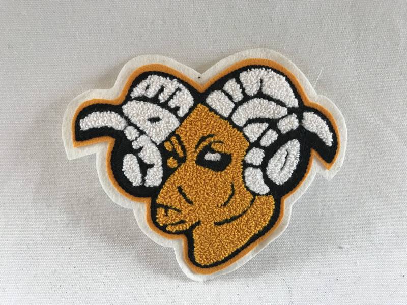 Ram-6, 5" Chenille-Patch - Varsity Letterman Patch von ChenilleSpecialist