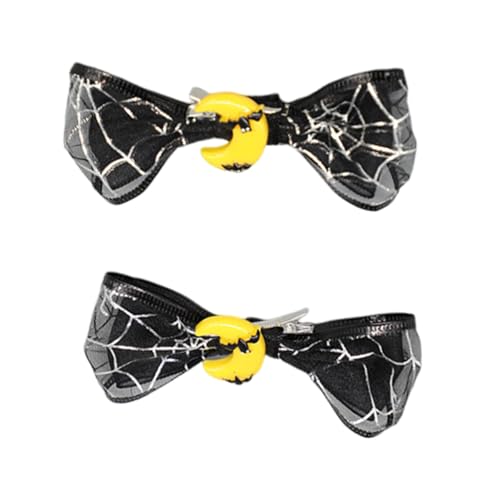 1 Paar Halloween-Skelett-Haarspange im Lolitas-Stil, Haarspange mit Schleife, Haarspangen für Damen, Haar-Accessoire 1 Paar Halloween-Skelett-Haarspange im Lolitas-Stil, Haarspange mit Schleife, Haarspangen für Damen, Haar-Accessoire von Chenxi Studio