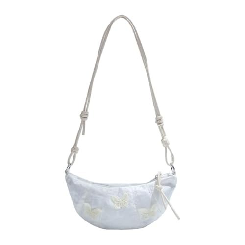 Chenxi Studio Artistic Lace Crossbody Bag With Dumpling Shape Shoulder Bag Practical Satchel Spacious Compartment For Women Shoulder, B, One Size von Chenxi Studio