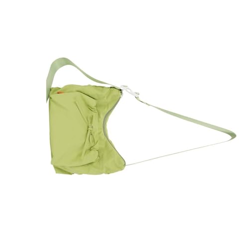 Chenxi Studio Damen-Schultertasche aus Nylon, Schleifen-Dekoration, modische Unterarmtasche mit verstellbarem Riemen, großes Fassungsvermögen, für den Außenbereich, grün, One Size Chenxi Studio Damen-Schultertasche aus Nylon, Schleifen-Dekoration, modische Unterarmtasche mit verstellbarem Riemen, großes Fassungsvermögen, für den Außenbereich, grün, One Size von Chenxi Studio