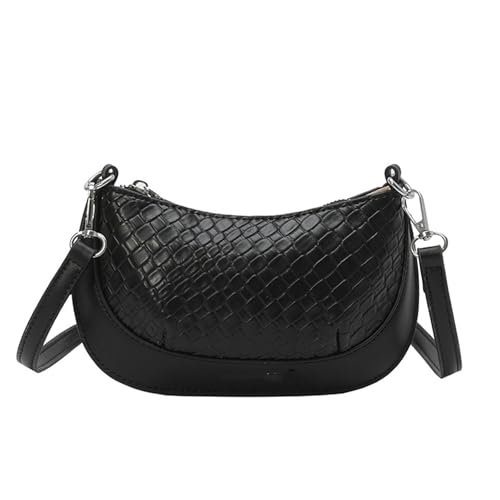Chenxi Studio Damentasche in Bonbonfarben, Kuriertasche, PU-Leder, Schultertasche, Umhängetasche, schlicht, täglich, trendig, Dating, Damen-Umhängetasche, PU-Leder, kleine einfache Schulter, Schwarz Chenxi Studio Damentasche in Bonbonfarben, Kuriertasche, PU-Leder, Schultertasche, Umhängetasche, schlicht, täglich, trendig, Dating, Damen-Umhängetasche, PU-Leder, kleine einfache Schulter, Schwarz von Chenxi Studio
