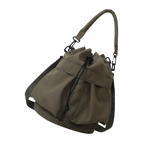 Chenxi Studio Elegante Umhängetasche aus Oxford-Stoff für Damen mit geräumigem Design, Unterarm-Geldbörse, für Arbeit oder Reisen, Damen-Eimertasche, grün, One Size Chenxi Studio Elegante Umhängetasche aus Oxford-Stoff für Damen mit geräumigem Design, Unterarm-Geldbörse, für Arbeit oder Reisen, Damen-Eimertasche, grün, One Size von Chenxi Studio