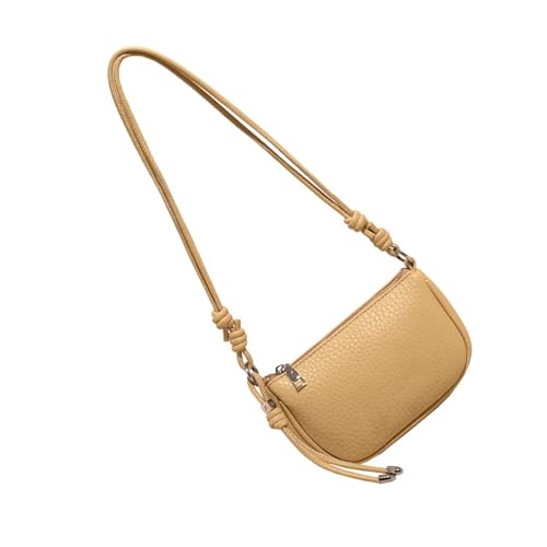 Chenxi Studio Lässige Damen-Umhängetasche, trendige Alltagstasche, PU-Leder, Crossbody, Pendeln, einfarbig, Messenger, Dating, Damen, Umhängetasche, PU-Leder, Münzbörse, einfache Schulter, gelb, One Chenxi Studio Lässige Damen-Umhängetasche, trendige Alltagstasche, PU-Leder, Crossbody, Pendeln, einfarbig, Messenger, Dating, Damen, Umhängetasche, PU-Leder, Münzbörse, einfache Schulter, gelb, One von Chenxi Studio