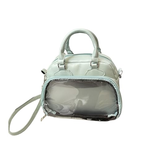 Chenxi Studio Modische PU-Umhängetasche, Mehrzweck-Umhängetasche, geräumiger Innenraum, Tragegriff oben, Handtasche für alltägliche Outfits, trendige Anime-Mode-Tasche, grün, One Size Chenxi Studio Modische PU-Umhängetasche, Mehrzweck-Umhängetasche, geräumiger Innenraum, Tragegriff oben, Handtasche für alltägliche Outfits, trendige Anime-Mode-Tasche, grün, One Size von Chenxi Studio